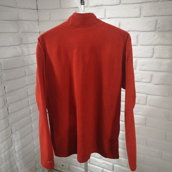 The North Face TKA100 Men's Size Large Red 1/4 Zip Fleece Sweat Shirt - Picture 2 of 12